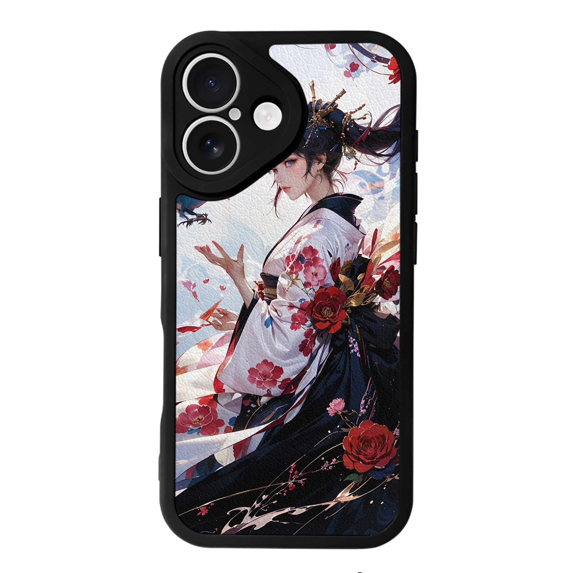 （画像用） 刀剣乱舞 Touken Ranbu 【iPhone 16シリーズ対応】シリコンスマホケース（レザー調） 材質：シリコン